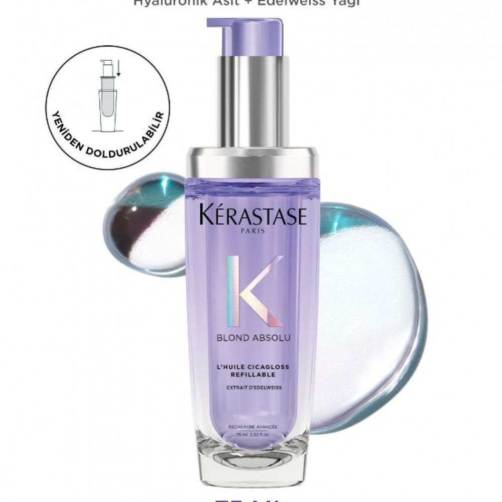 Blond Absolu L'huile Cicagloss Sarı Saçlar Için Saç Bakım Yağı 75 ML