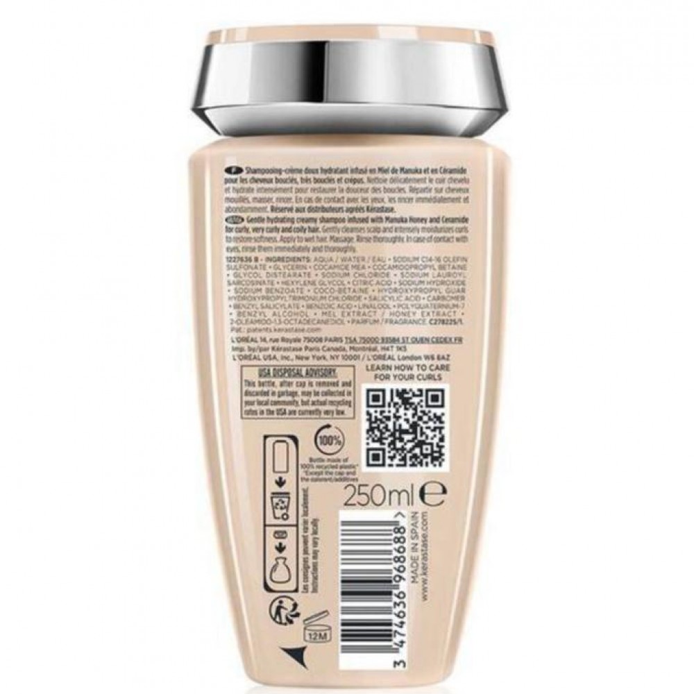 Curl Manifesto Bain Hydratation Douceur 250ML