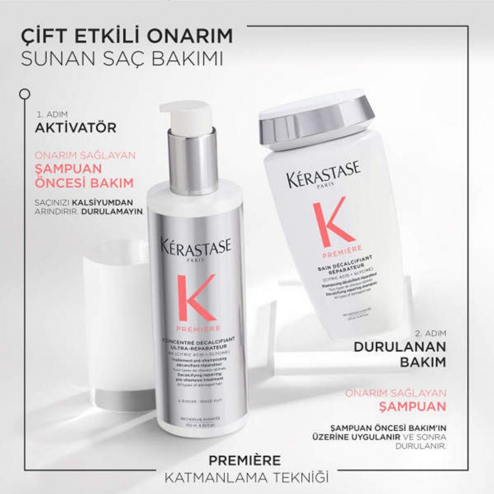 Kerastase Premiere Concentre Decalcifiant Ultra-Reparateur Onarım Sağlayan Şampuan Öncesi Bakım 250 ML