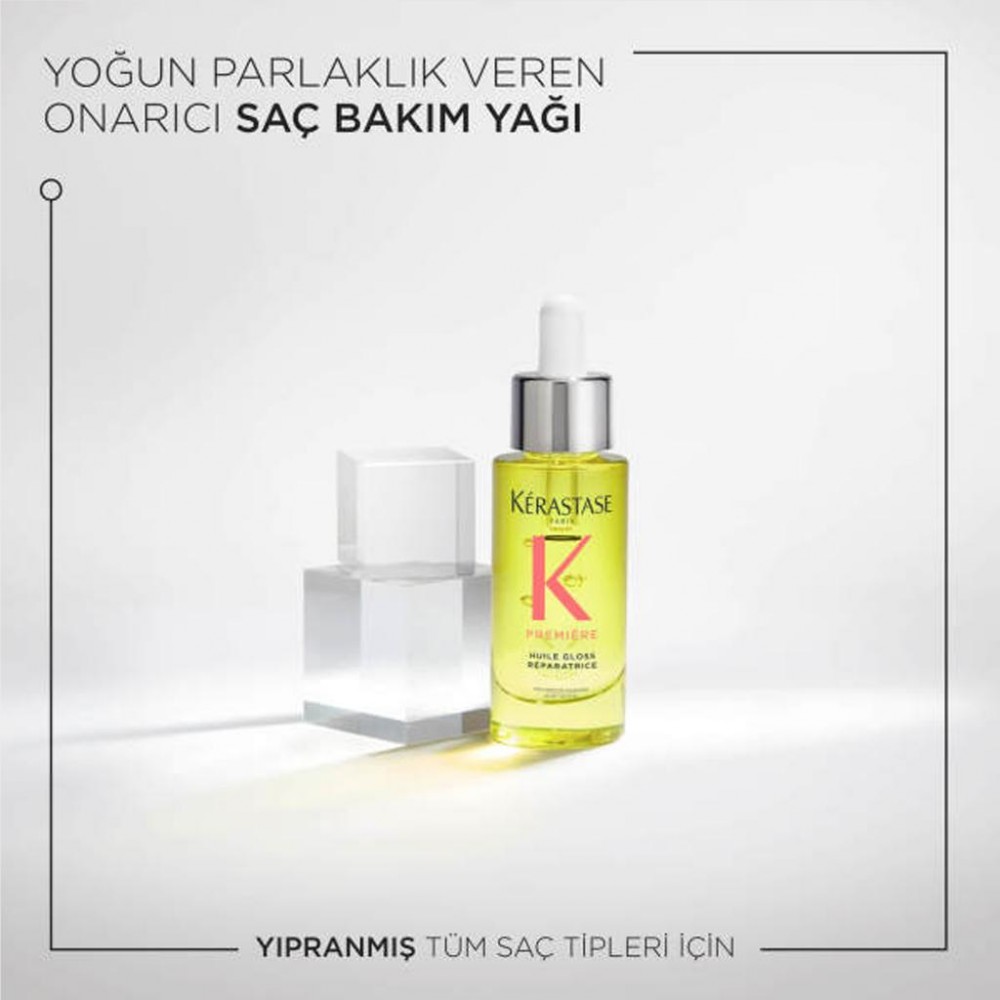 Kerastase Premiere Huile Gloss Reparatrice Yoğun Parlaklık Veren Onarıcı Saç Bakım Yağı 30 ML