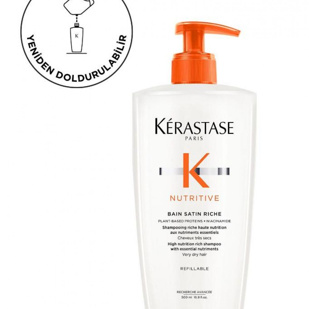 Nutritive Bain Satin Riche Yoğun Nemlendirici Şampuan 500 ML
