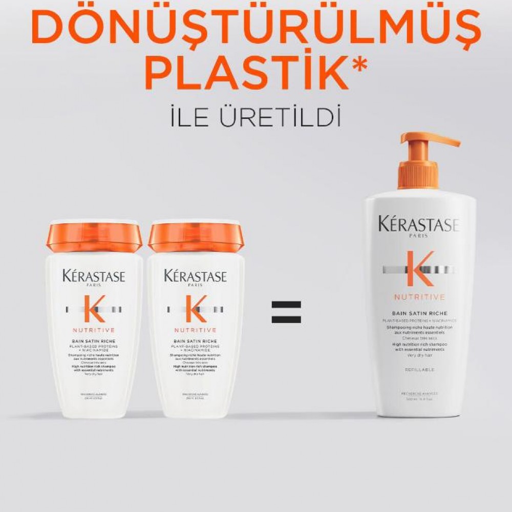 Nutritive Bain Satin Riche Yoğun Nemlendirici Şampuan 500 ML