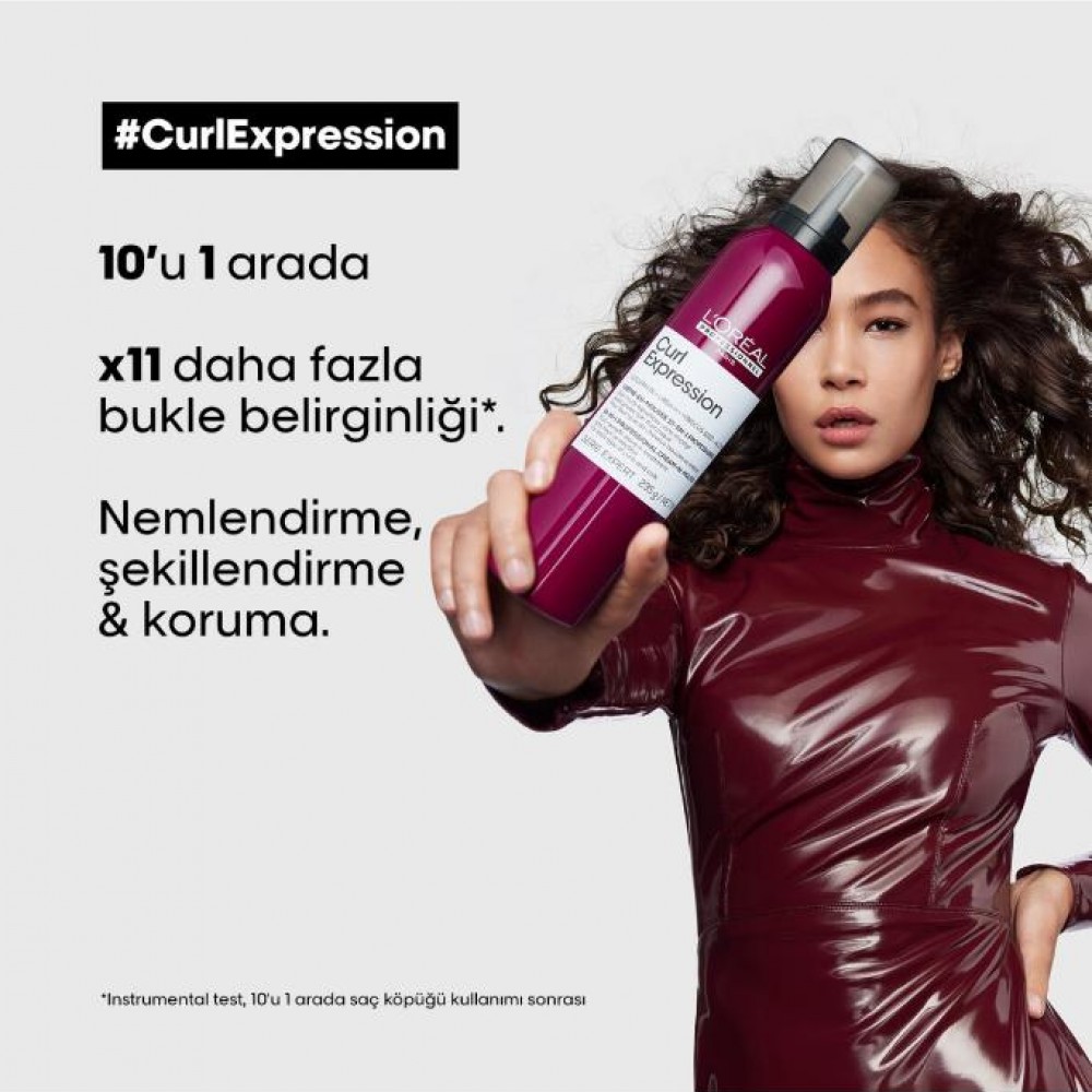 Serie Expert Curl Expression Kıvırcık Saçlar İçin Şekillendirici Krem Köpük 250 ML