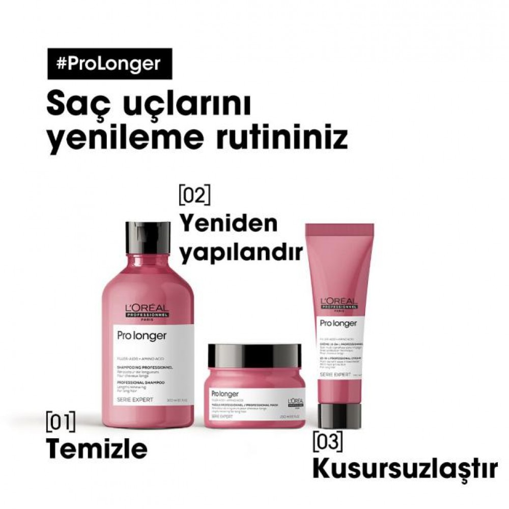 Serie Expert Pro Longer Saç Boylarının Görünümünü Yenileyici Maske 250 ML